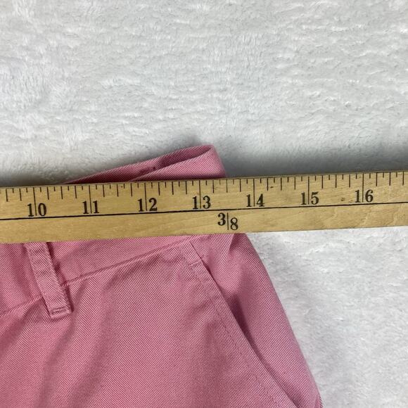 Lauren Ralph Lauren Womens 6P Preppy Pink Twill High Rise Chino Beach Shorts - Picture 8 of 8